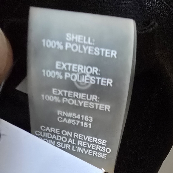 KARL LAGERFELD PARIS Black Crystal Embellished Rhinestone 10 Asymmetric - Picture 7 of 13